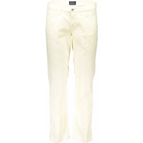 Gant - Trousers > Chinos - White - Gant - Modalova