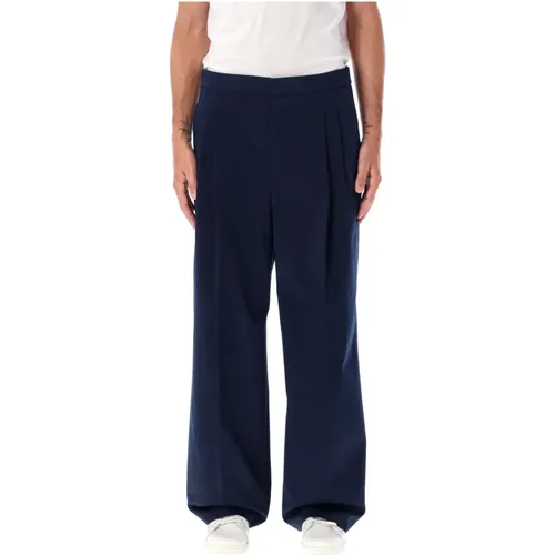 Trousers > Wide Trousers - - Ami Paris - Modalova