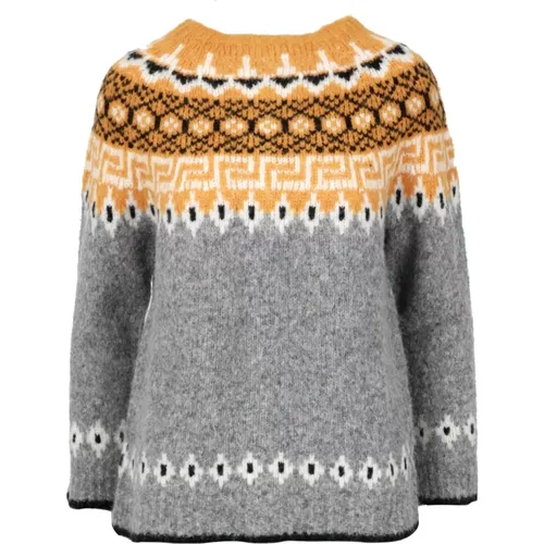 Knitwear > Round-neck Knitwear - - Semicouture - Modalova