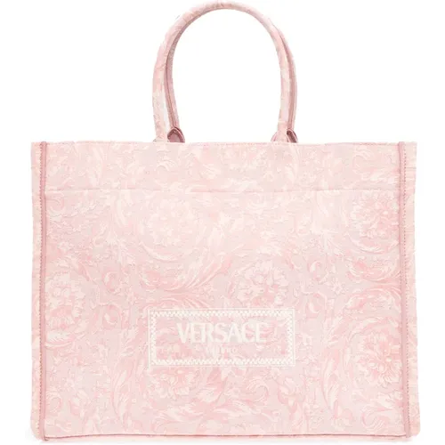 Versace - Bags > Tote Bags - Pink - Versace - Modalova