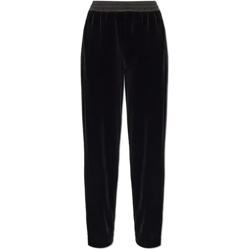 Trousers > Wide Trousers - - Emporio Armani - Modalova