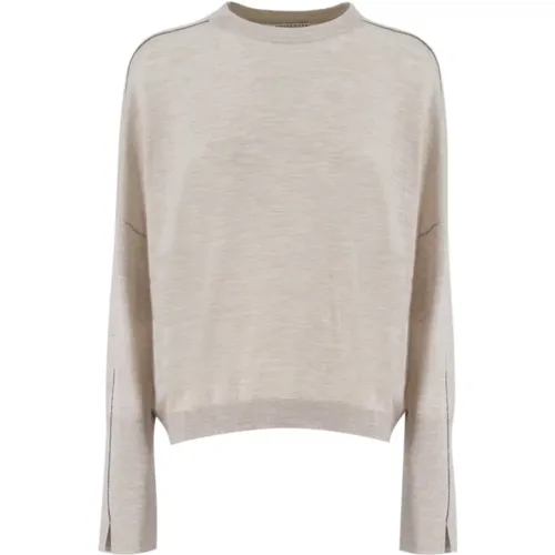 Knitwear > Round-neck Knitwear - - BRUNELLO CUCINELLI - Modalova