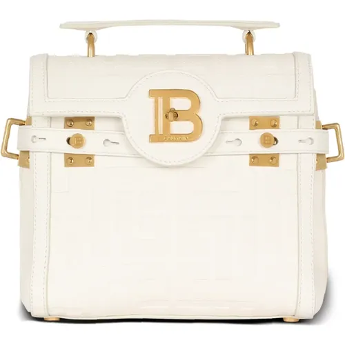 Balmain - Bags > Handbags - Beige - Balmain - Modalova