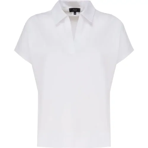 Fay - Tops > Polo Shirts - White - Fay - Modalova