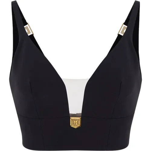 Tops > Sleeveless Tops - - Elisabetta Franchi - Modalova