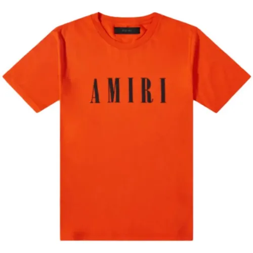 Amiri - Tops > T-Shirts - Orange - Amiri - Modalova