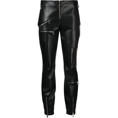 Trousers > Leather Trousers - - Dolce & Gabbana - Modalova