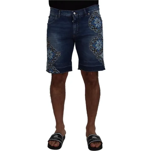 Shorts > Denim Shorts - - Dolce & Gabbana - Modalova