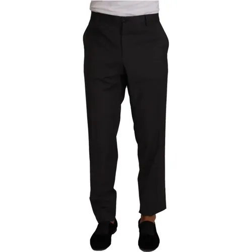 Trousers > Straight Trousers - - Dolce & Gabbana - Modalova