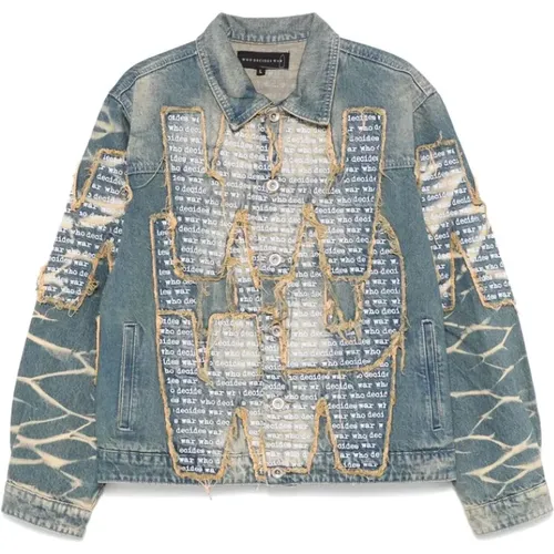 Jackets > Denim Jackets - - Who Decides War - Modalova