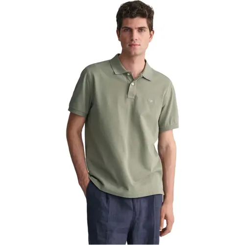 Gant - Tops > Polo Shirts - Green - Gant - Modalova