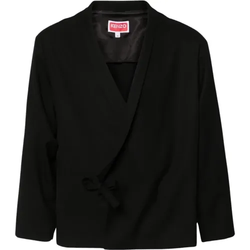 Kenzo - Jackets > Blazers - Black - Kenzo - Modalova