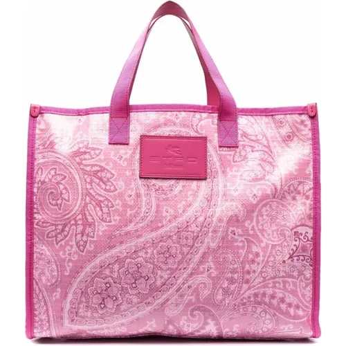 Etro - Bags > Tote Bags - Pink - ETRO - Modalova
