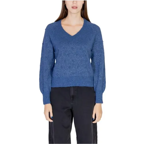 Knitwear > V-neck Knitwear - - Vila - Modalova