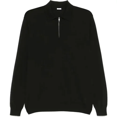 Malo - Tops > Polo Shirts - Black - Malo - Modalova