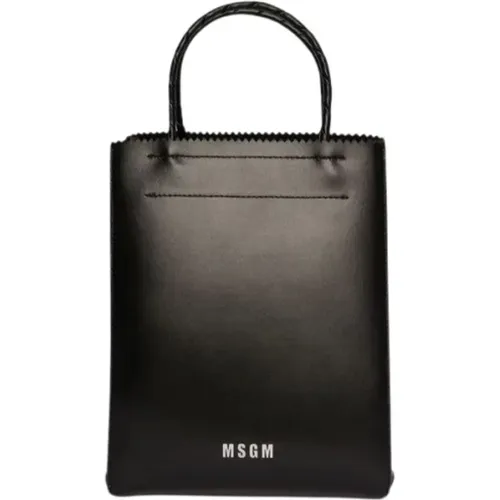 Msgm - Bags > Handbags - Black - Msgm - Modalova