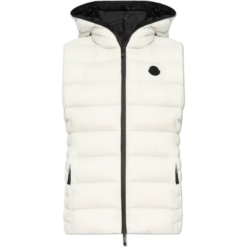 Moncler - Jackets > Vests - White - Moncler - Modalova