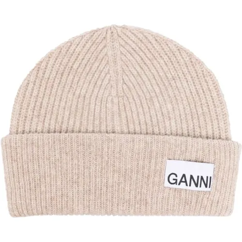 Accessories > Hats > Beanies - - Ganni - Modalova