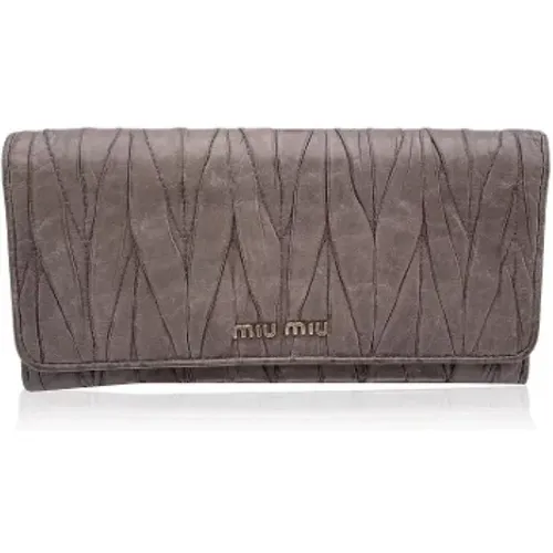 Pre-owned > Pre-owned Bags > Pre-owned Clutches - - Miu Miu Pre-owned - Modalova