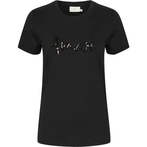 Kaffe - Tops > T-Shirts - Black - Kaffe - Modalova