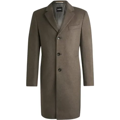 Coats > Single-Breasted Coats - - Hugo Boss - Modalova