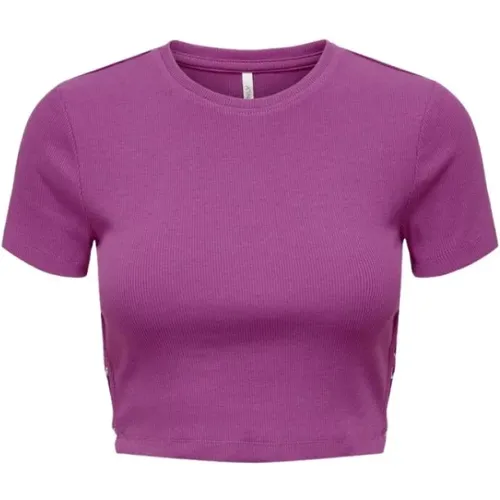 Only - Tops > T-Shirts - Purple - Only - Modalova