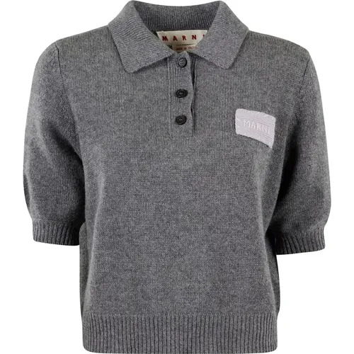 Marni - Tops > Polo Shirts - Gray - Marni - Modalova