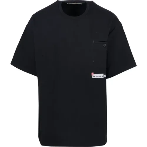 Incotex - Tops > T-Shirts - Black - Incotex - Modalova