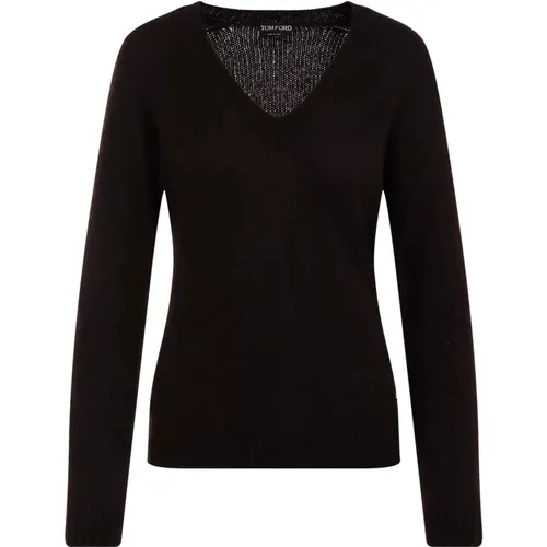 Knitwear > V-neck Knitwear - - Tom Ford - Modalova