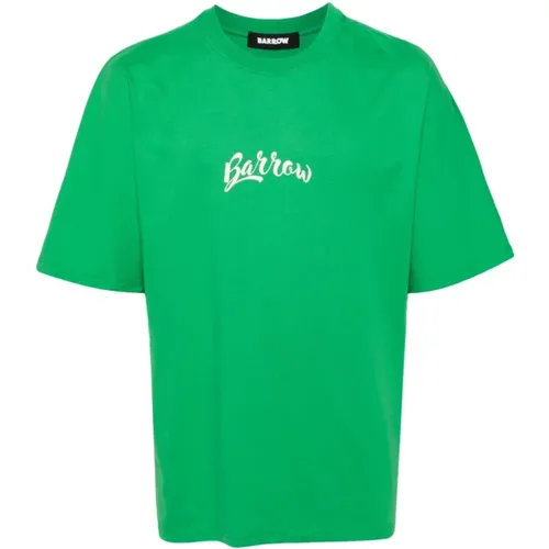 Barrow - Tops > T-Shirts - Green - Barrow - Modalova