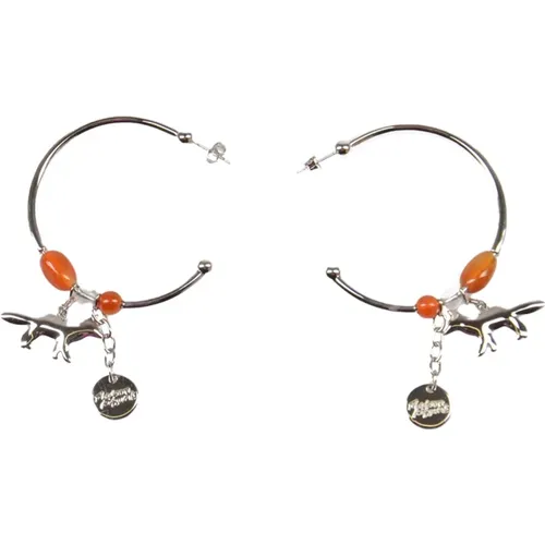 Accessories > Jewellery > Earrings - - Maison Kitsuné - Modalova