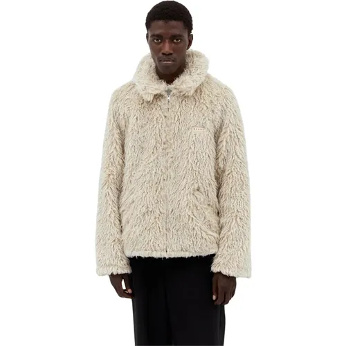 Jackets > Faux Fur & Shearling Jackets - - Marni - Modalova