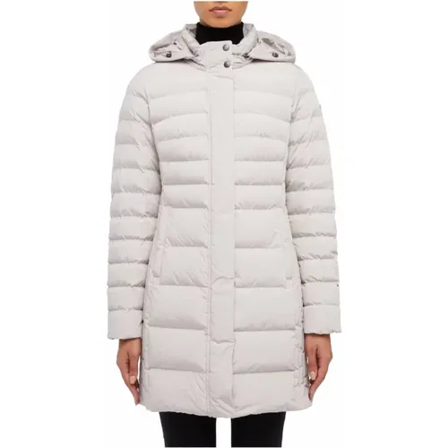 Geox - Coats > Down Coats - Beige - Geox - Modalova