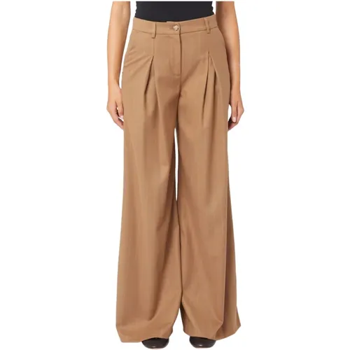 Trousers > Wide Trousers - - Manila Grace - Modalova