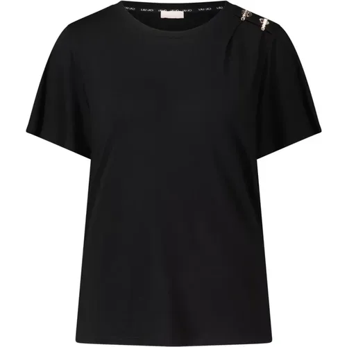 Liu Jo - Tops > T-Shirts - Black - Liu Jo - Modalova