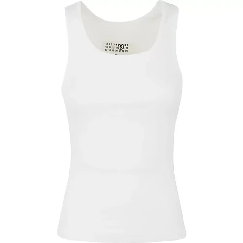 Tops > Sleeveless Tops - - MM6 Maison Margiela - Modalova