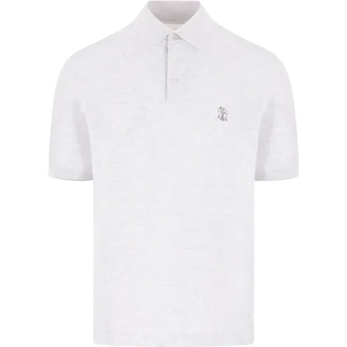 Tops > Polo Shirts - - BRUNELLO CUCINELLI - Modalova