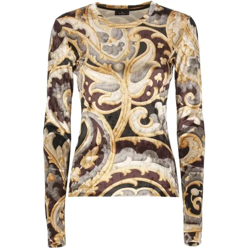 Tops > Long Sleeve Tops - - ETRO - Modalova