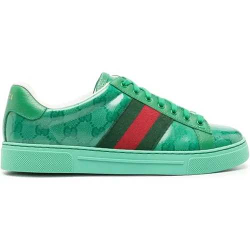 Gucci - Shoes > Sneakers - Green - Gucci - Modalova