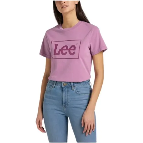 Lee - Tops > T-Shirts - Pink - Lee - Modalova