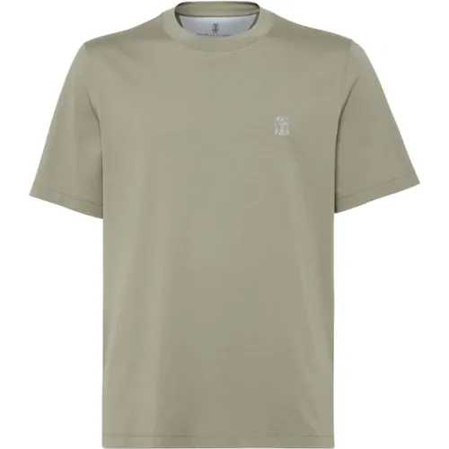 Tops > T-Shirts - - BRUNELLO CUCINELLI - Modalova