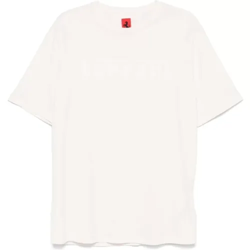 Ferrari - Tops > T-Shirts - White - Ferrari - Modalova