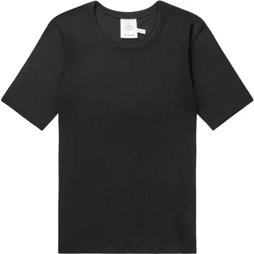 Munthe - Tops > T-Shirts - Black - Munthe - Modalova