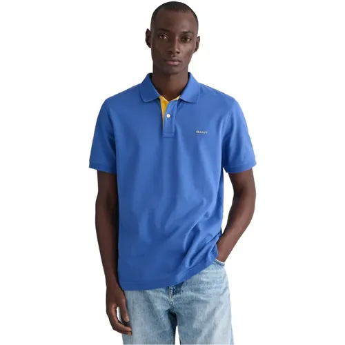 Gant - Tops > Polo Shirts - Blue - Gant - Modalova
