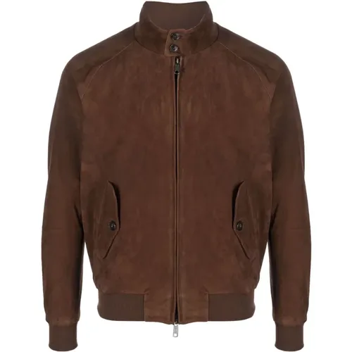 Jackets > Leather Jackets - - Baracuta - Modalova