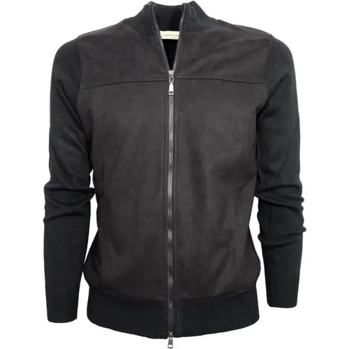 Jackets > Leather Jackets - - Cashmere Company - Modalova