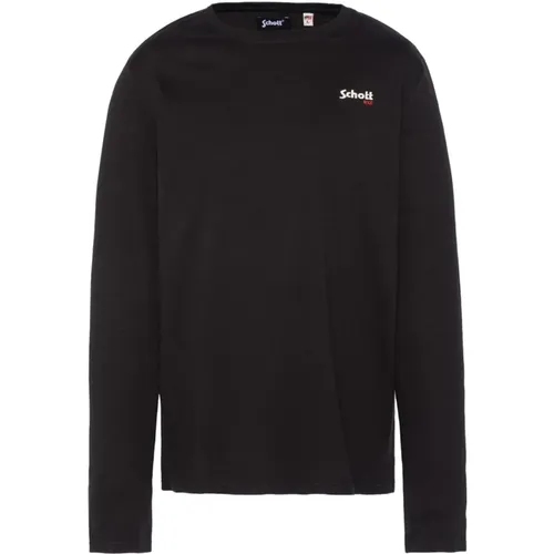 Tops > Long Sleeve Tops - - Schott NYC - Modalova