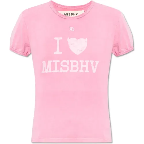 Misbhv - Tops > T-Shirts - Pink - Misbhv - Modalova