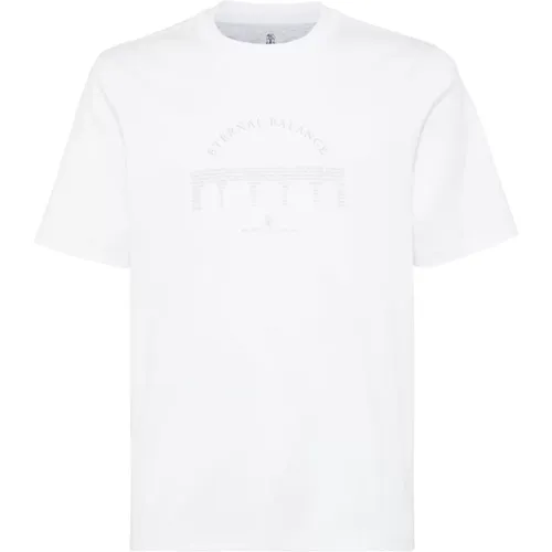 Tops > T-Shirts - - BRUNELLO CUCINELLI - Modalova