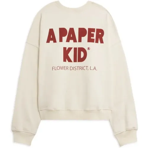 Sweatshirts & Hoodies > Sweatshirts - - A Paper Kid - Modalova